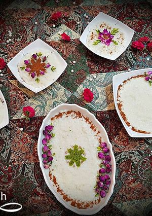 عکسی از دستور شیر برنج