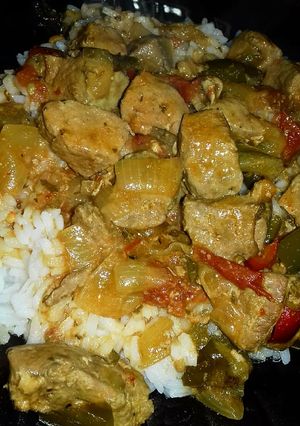 Una foto de Hígado con Arroz