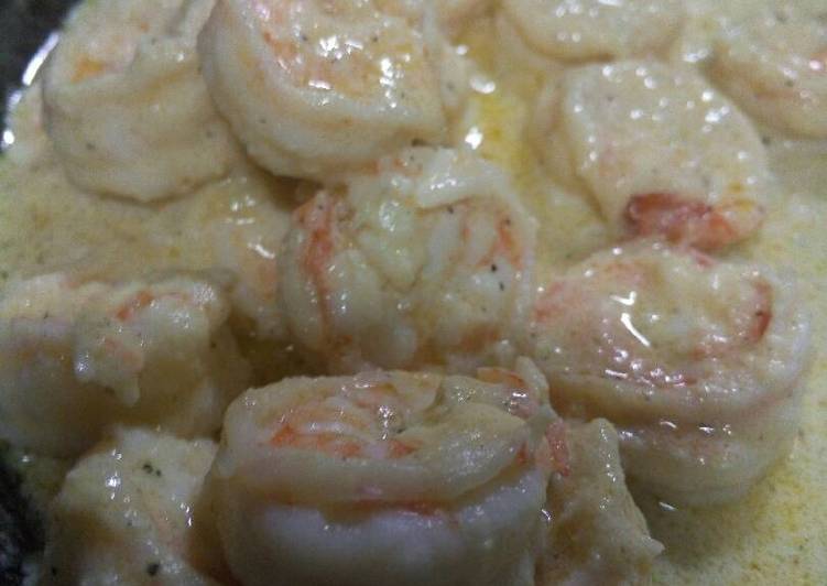 Recipe of Perfect Creamy Garlic Butter Shrimp