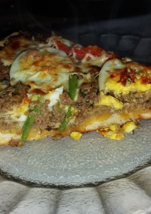 Una foto de Pizza campesina