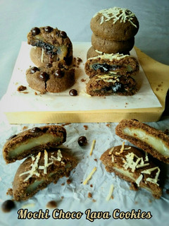 Foto resep Mochi Chocolate Lava Cookies