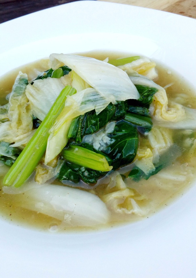Foto resep Cah Sawi hijau dan putih