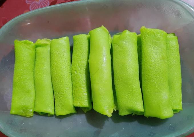 How to Prepare Tasty Dadar Gulung Isi Unti Kelapa