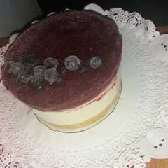 Una foto de Chessecake frío de frutos rojos