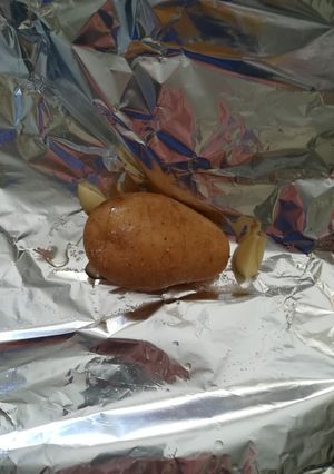 Una foto de Patatas sencillas horneadas