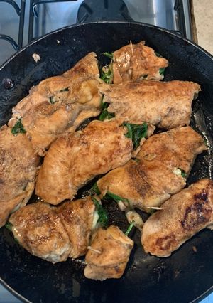 Una foto de Pechugas rellenas súper sencillas, rápidas y saludables