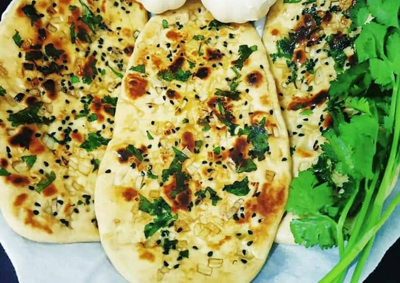 Butter garlic naan