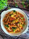 Spiral Pasta Goreng Seafood