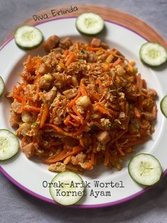 Foto resep Orak-Arik Wortel Kornet Ayam