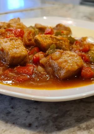 Foto principal de Estofado de cerdo al vino tinto