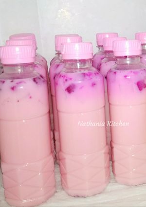 Foto resep Es Leci Buah Naga