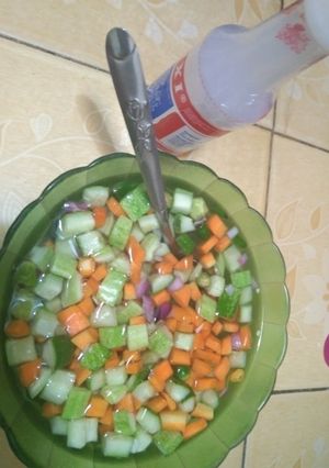 Foto resep Acar timun mentah