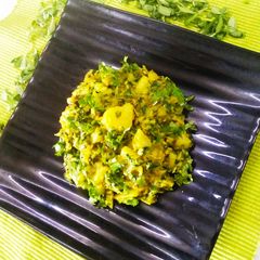 A picture of Aloo Bhaji.