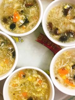 Hình của món Sup gà healthy.
