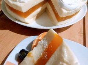 Una foto de Cheesecake de Maracuyá