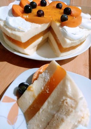 Una foto de Cheesecake de Maracuyá