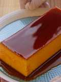 Easy! Creme Caramel / Giant Flan used a loaf pan