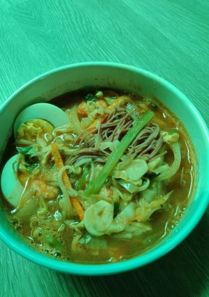 Foto resep Jjampong bihun merah seafood