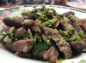 Foto resep Sapi Cabe Hijau (Dendeng Batokok Lado Ijo)