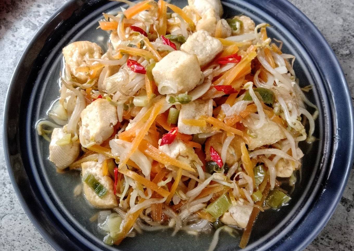 Tumis toge tahu