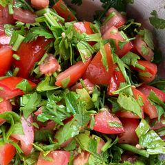 Simple Tabbouleh / parsley & tomato salad A picture of Simple Tabbouleh / parsley & tomato salad.