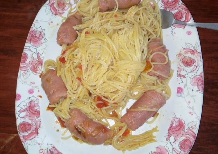 Spaghetti sausage