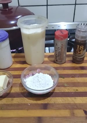 Una foto de Salsa blanca