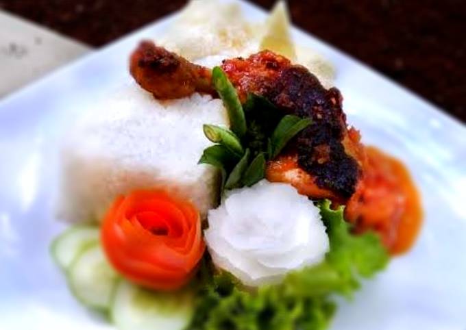 Ayam bakar sambal tomat segar