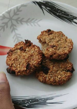 A picture of Oats Banana cookies.