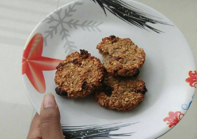 Oats Banana cookies