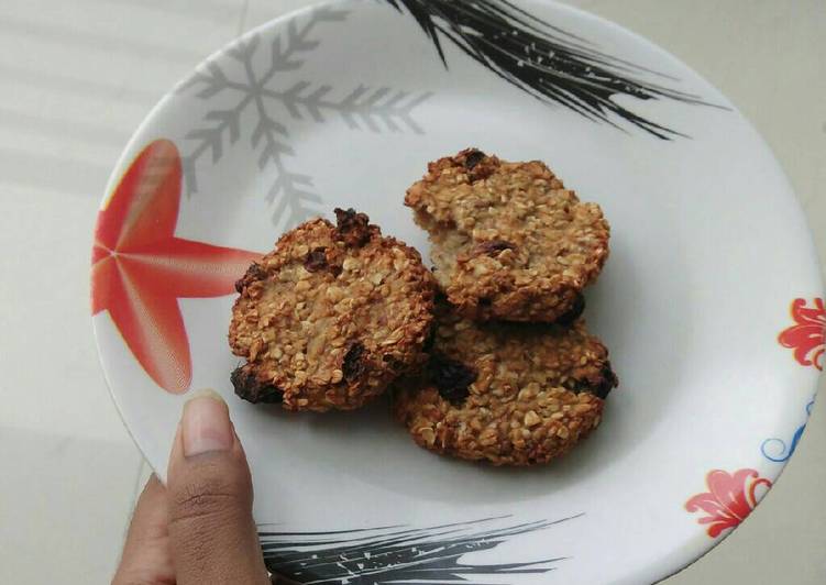 Recipe of Super Quick Homemade Oats Banana cookies