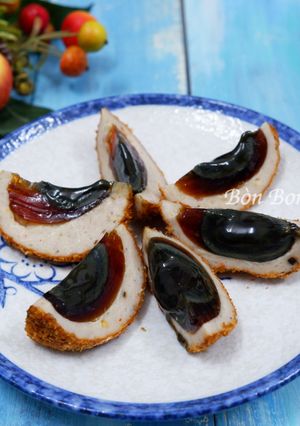 Hình của món Chả Cá Bọc Trứng Bách Thảo.