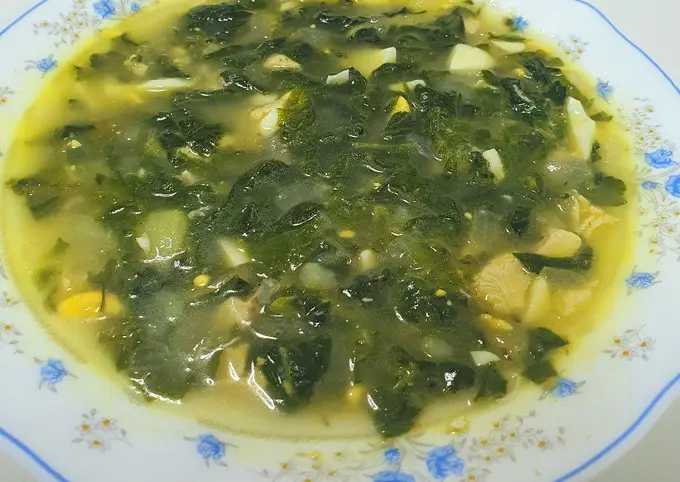 Receta Sopa de acelgas