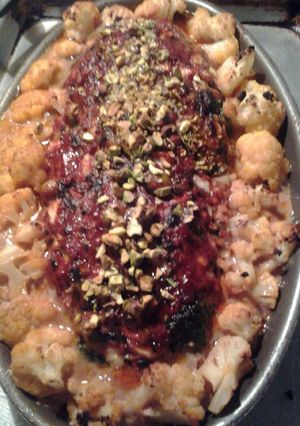 A picture of A bit of everything meatloaf.