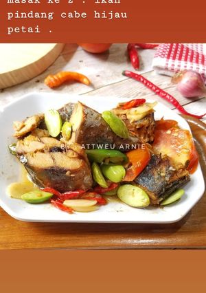 Foto resep Resep tumis tongkol cue / pindang pete cabe hijau