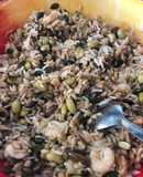 Insalata di riso con gamberetti