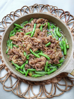 Foto resep Tumis buncis beef belly slice