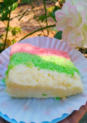 Foto resep Bolu pelangi ala mss decdec