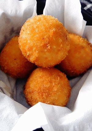 Foto resep Cheese Rice Ball