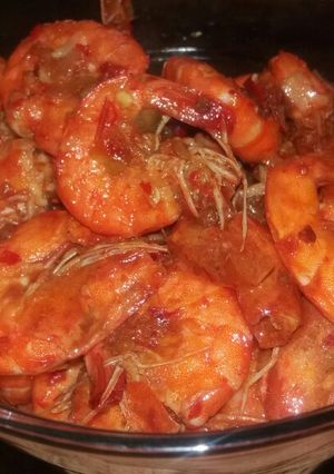 Foto resep 5. Udang Balado Pedes Unch.. yummy