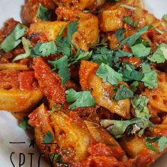 A picture of Spicy lotus roots.