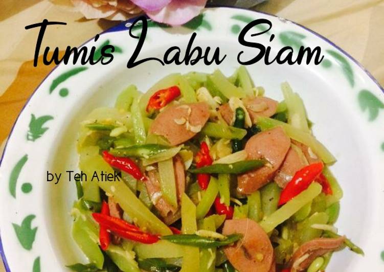 Bahan mengolah Tumis Labu Siam yang praktis
