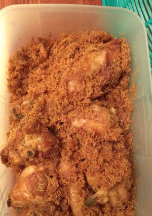 Foto resep Ayam goreng serundeng kelapa