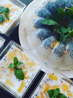 Foto resep Puding Nangka Selasih