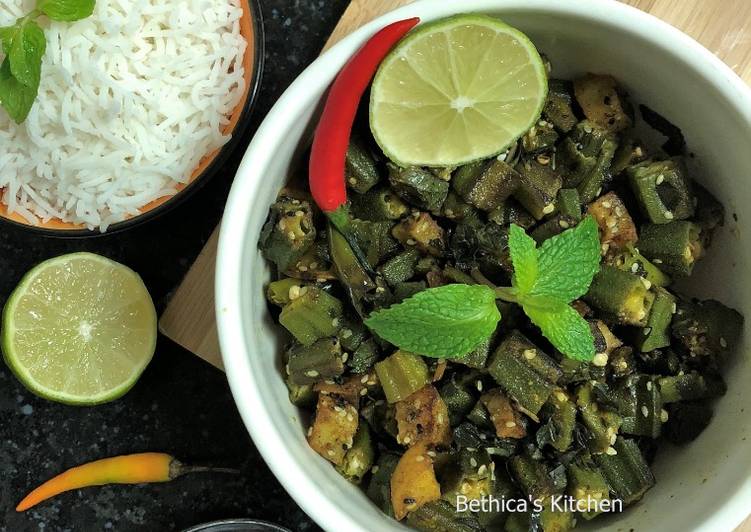 Okra Bhindi Stir Fry