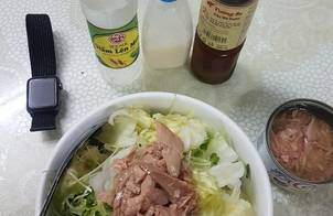 Salad cá ngừ dầu dấm