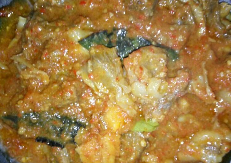 Oseng Super Pedas Tetelan Sapi & Baso