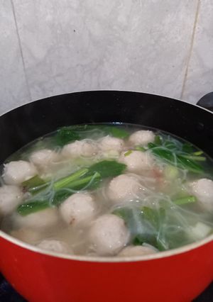 Foto resep Kuah Bakso sederhana non MSG