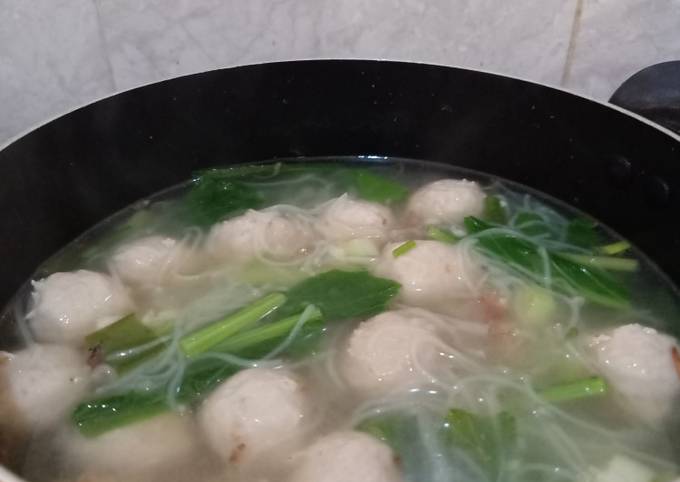 Kuah Bakso sederhana non MSG