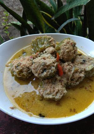 Foto resep Pare sumpel masak santan (sia bumbu urap)😍😆